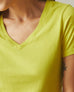 Women's Classic Cotton V-Neck Tee - Snake Eye